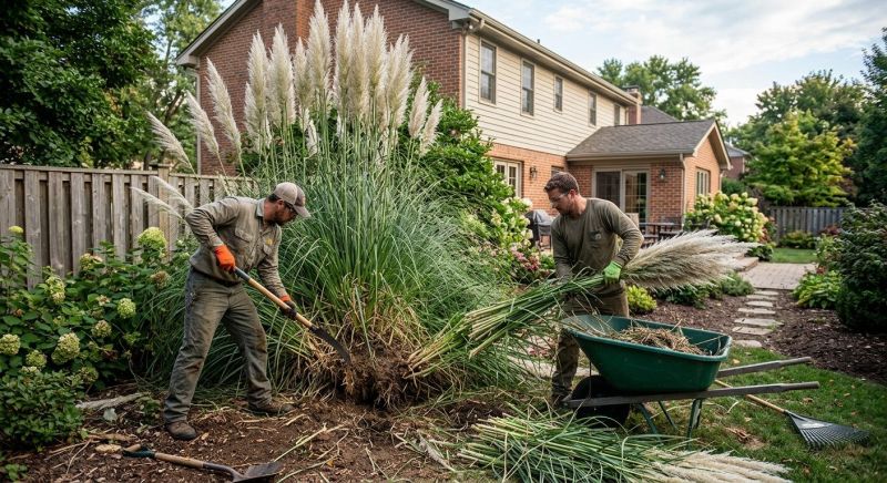Pampas Grass Control in Rockwall, TX