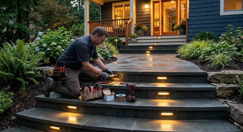 Step Lighting Installation in Denver, CO