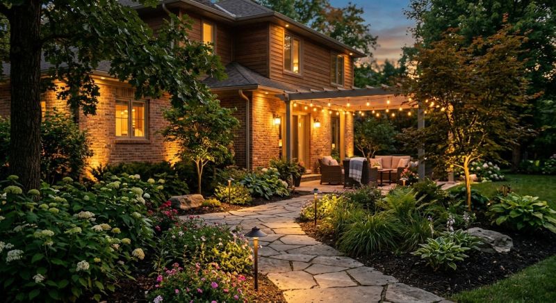 Terrace Lighting Installation in Utah County, UT