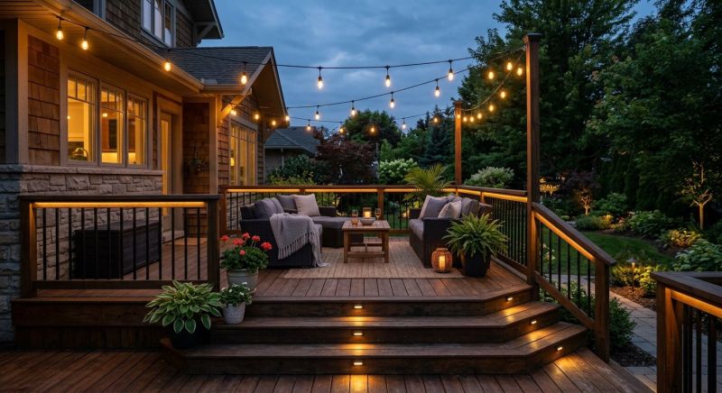 Deck Lights Installation in Alpharetta, GA