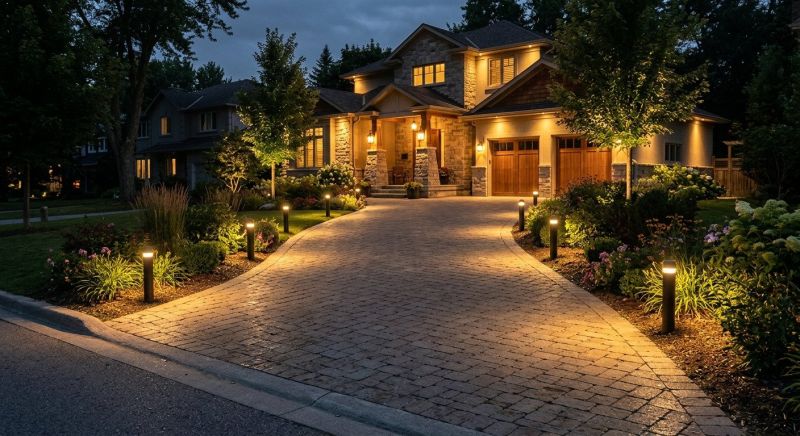Driveway Lighting Installation in Overland Park, KS