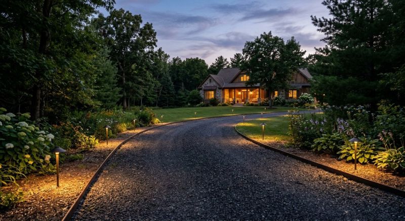 Driveway Lighting Installation in Olathe, KS