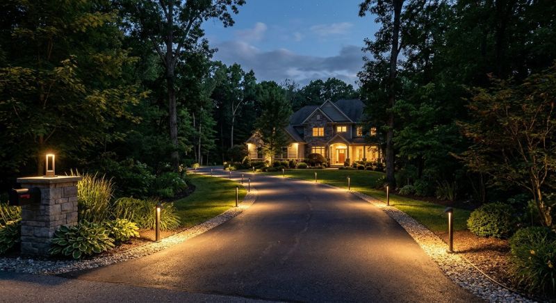 Driveway Lighting Installation in Denver, CO