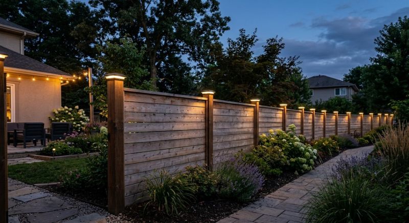 Fence Lighting Installation in Kansas City, MO
