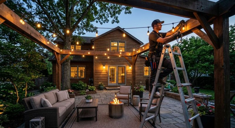 Patio Lights Installation in Provo, UT