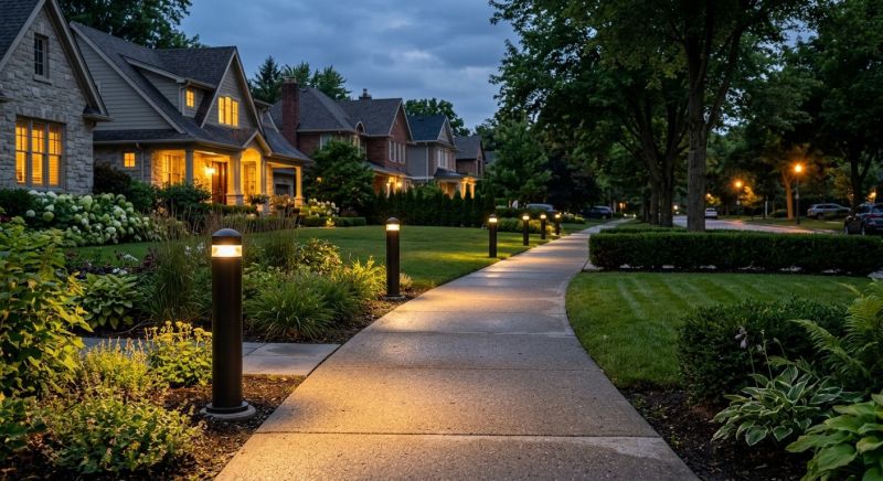 Sidewalk Lighting Installation in Denver, CO