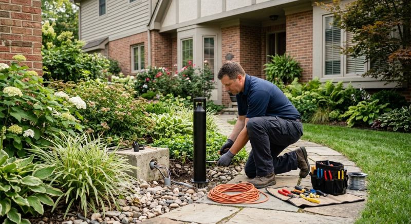 Step Lighting Installation in Olathe, KS